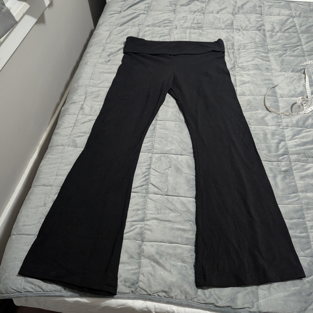 PINK Victoria's Secret Black Boot Cut Flare Pants